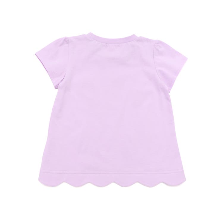 【お揃い】アニマルキラキラパッチ裾スカラップTシャツ(80~130cm) | SLAP SLIP | 詳細画像7 