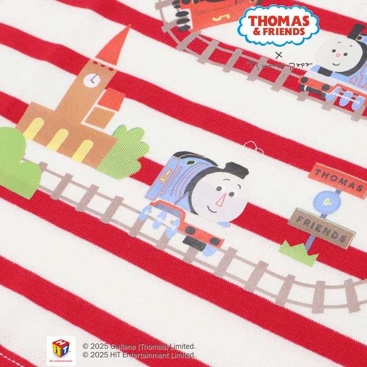 【きかんしゃトーマス×つむぱぱ×SLAPSLIP】胸ポケット付きみんななかよしゴ… | SLAP SLIP | 詳細画像15 