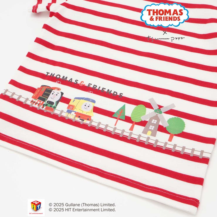 【きかんしゃトーマス×つむぱぱ×SLAPSLIP】胸ポケット付きみんななかよしゴ… | SLAP SLIP | 詳細画像16 