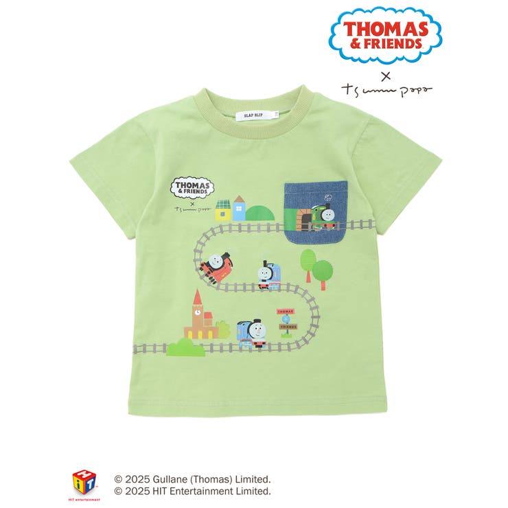 【きかんしゃトーマス×つむぱぱ×SLAPSLIP】胸ポケット付きみんななかよしゴ… | SLAP SLIP | 詳細画像6 
