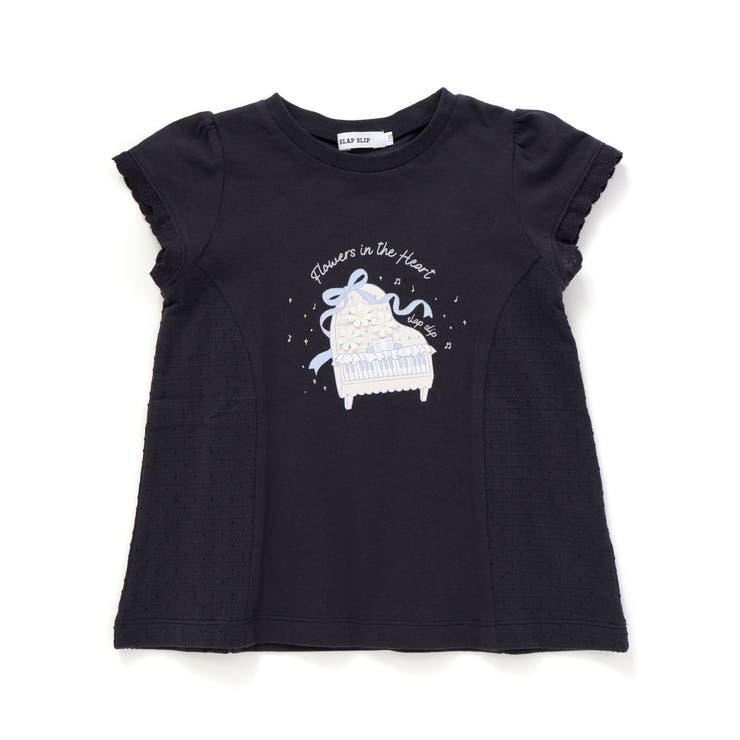 ピアノアイスサイド切り替えAラインTシャツ(80~130cm) | SLAP SLIP | 詳細画像8 