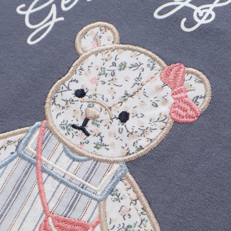 スイーツショップクマドレスヨーロッパモチーフ刺しゅうTシャツ(80~130cm) | SLAP SLIP | 詳細画像16 