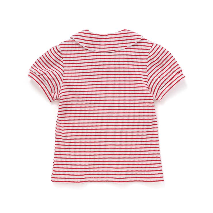 リボン襟マリン風ボーダーTシャツ(80~130cm) | SLAP SLIP | 詳細画像9 