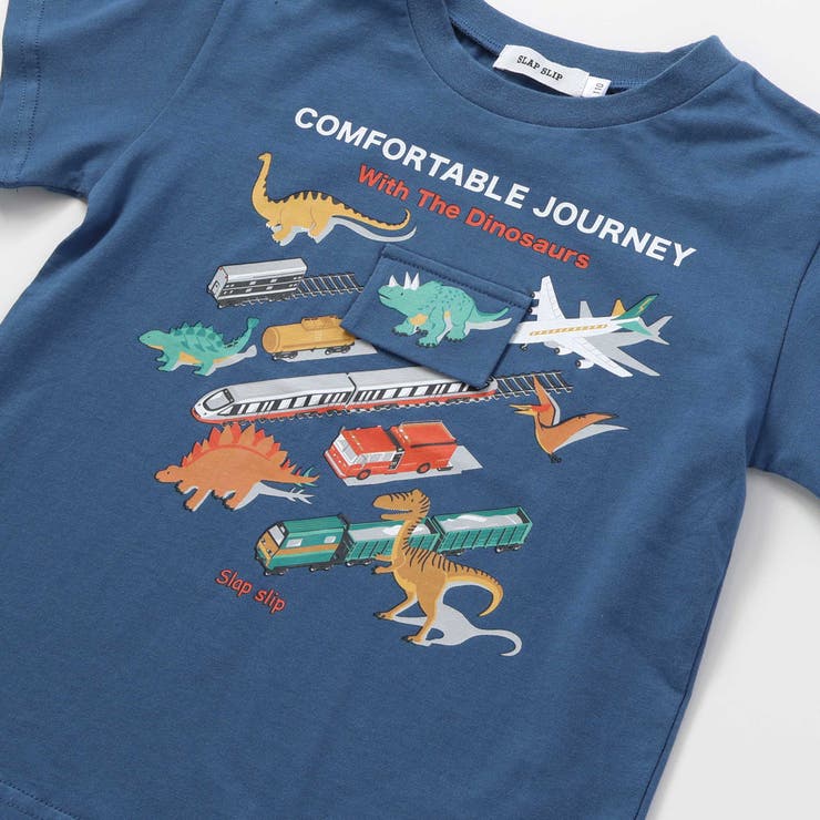 海の生き物恐竜のりもの仕掛けめくる知育フリップTシャツ(80~130cm) | SLAP SLIP | 詳細画像13 