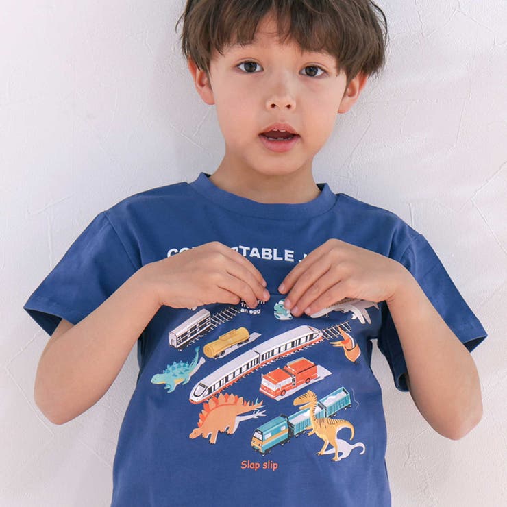 海の生き物恐竜のりもの仕掛けめくる知育フリップTシャツ(80~130cm) | SLAP SLIP | 詳細画像3 