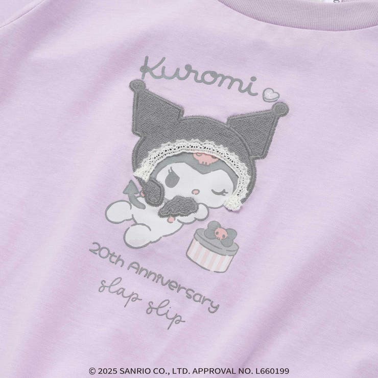キャラクタープリント編み上げリボンスリーブTシャツ | SLAP SLIP | 詳細画像15 