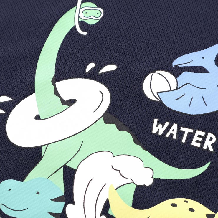 【水にぬれると色が変わる！？】恐竜水遊びプリントTシャツ(80~130cm) | SLAP SLIP | 詳細画像9 