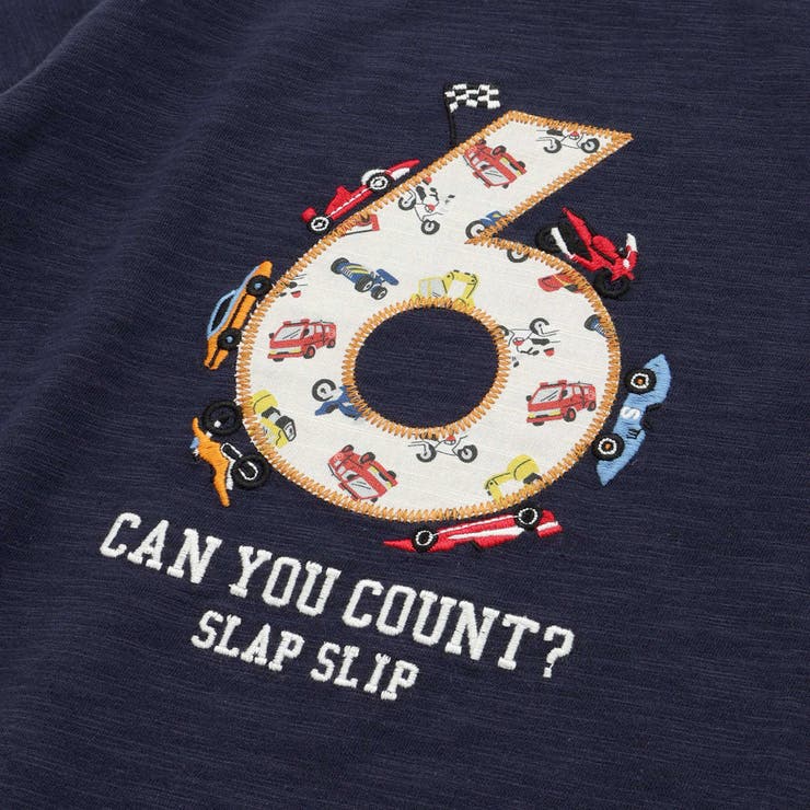 【お揃い/接触冷感】総柄ナンバリングカウントパッチTシャツ(80~130cm) | SLAP SLIP | 詳細画像10 