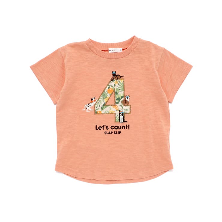 【お揃い/接触冷感】総柄ナンバリングカウントパッチTシャツ(80~130cm) | SLAP SLIP | 詳細画像19 