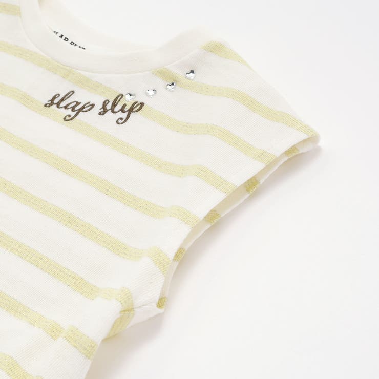 チュールドッキングラメボーダーキラキラトップス(80~130cm) | SLAP SLIP | 詳細画像12 