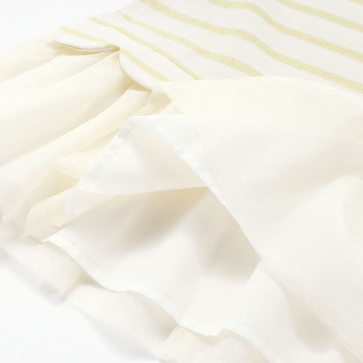 チュールドッキングラメボーダーキラキラトップス(80~130cm) | SLAP SLIP | 詳細画像15 