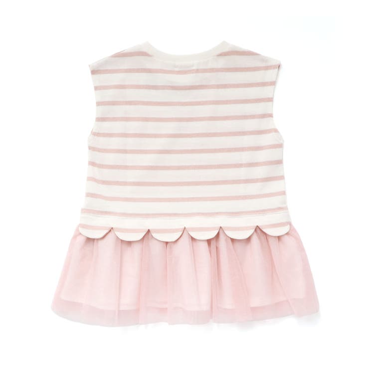 チュールドッキングラメボーダーキラキラトップス(80~130cm) | SLAP SLIP | 詳細画像6 