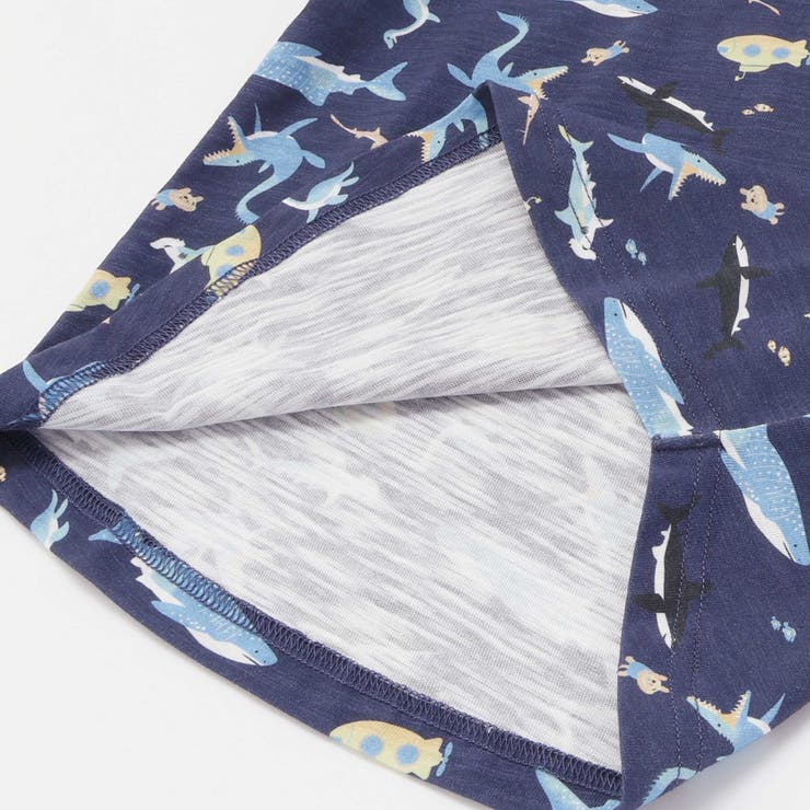 【吸汗速乾】ビーチ海総柄半袖Tシャツ(80~130cm) | SLAP SLIP | 詳細画像13 