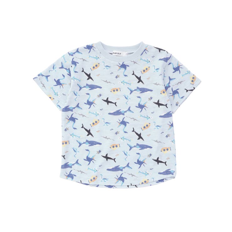 【吸汗速乾】ビーチ海総柄半袖Tシャツ(80~130cm) | SLAP SLIP | 詳細画像15 