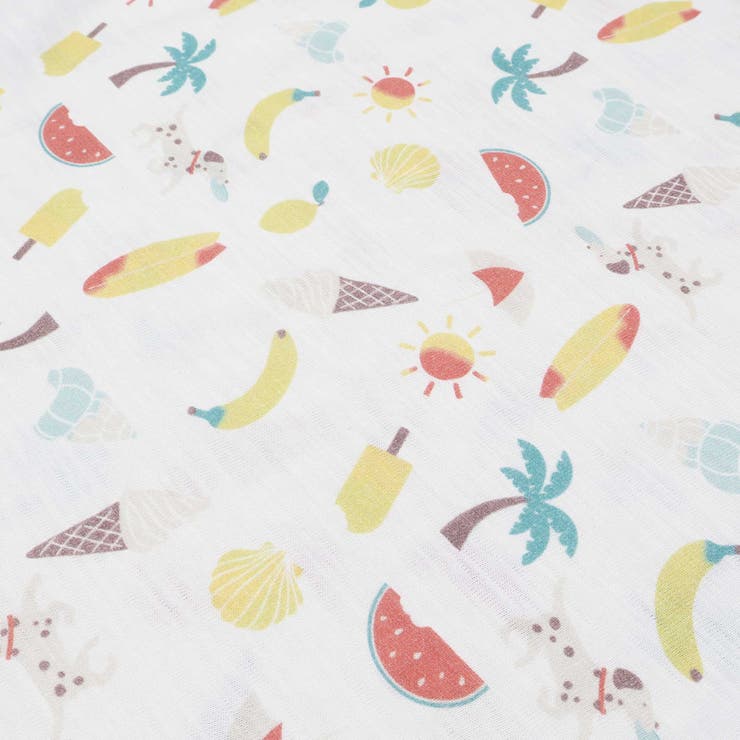 【吸汗速乾】ビーチ海総柄半袖Tシャツ(80~130cm) | SLAP SLIP | 詳細画像7 