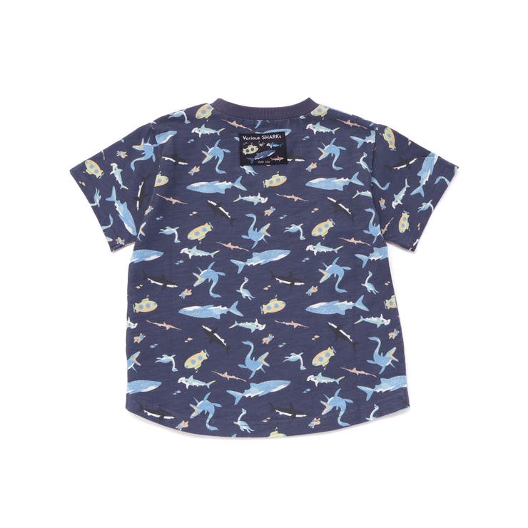 【吸汗速乾】ビーチ海総柄半袖Tシャツ(80~130cm) | SLAP SLIP | 詳細画像8 