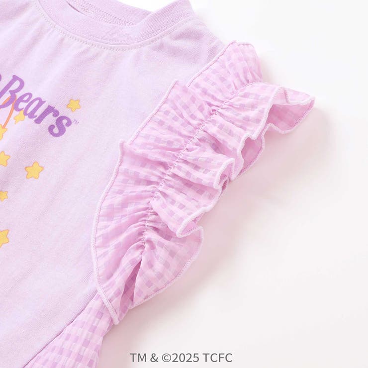 【ケアベア×SLAP SLIP】イラストプリントサイド切り替え袖フリルTシャツ(… | SLAP SLIP | 詳細画像17 