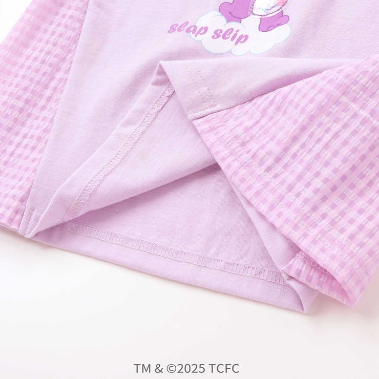 【ケアベア×SLAP SLIP】イラストプリントサイド切り替え袖フリルTシャツ(… | SLAP SLIP | 詳細画像18 