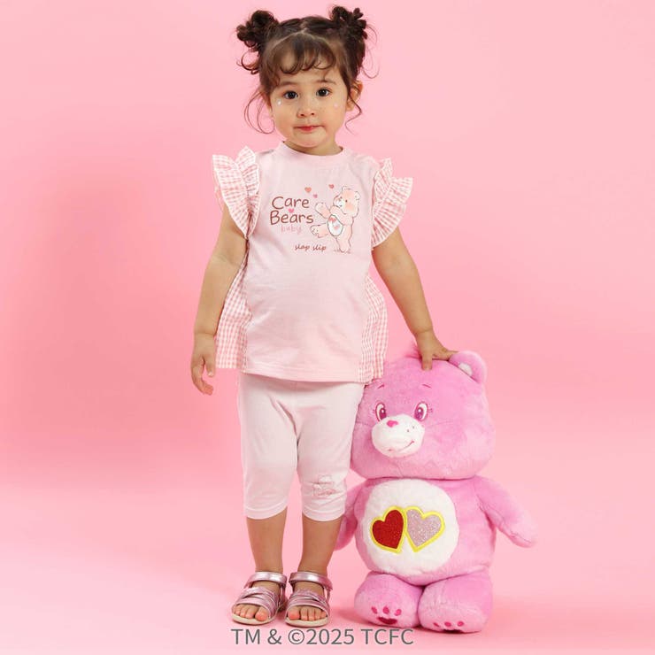 【ケアベア×SLAP SLIP】イラストプリントサイド切り替え袖フリルTシャツ(… | SLAP SLIP | 詳細画像22 