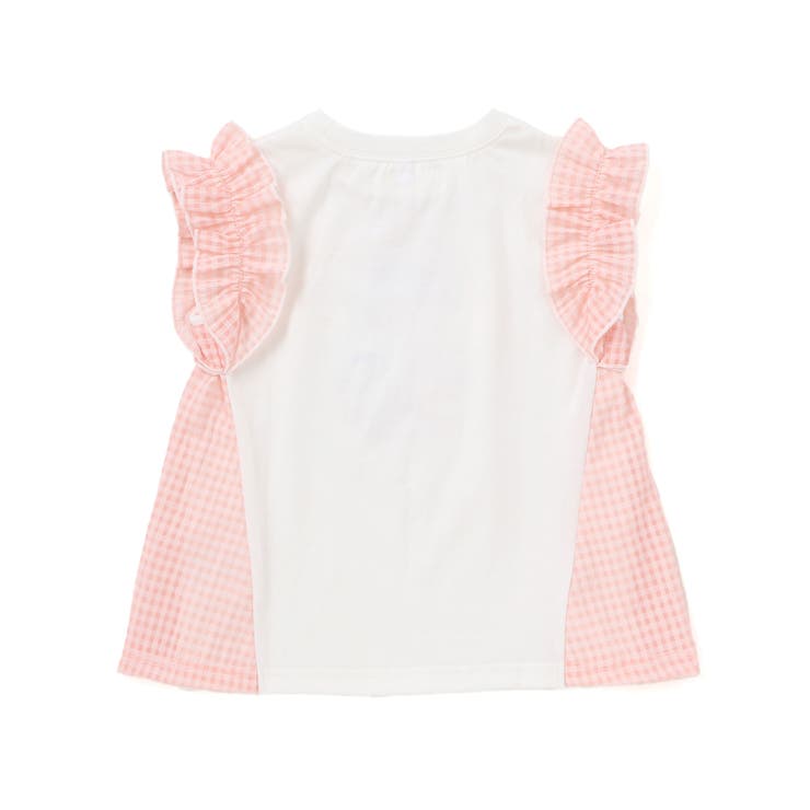 【ケアベア×SLAP SLIP】イラストプリントサイド切り替え袖フリルTシャツ(… | SLAP SLIP | 詳細画像26 