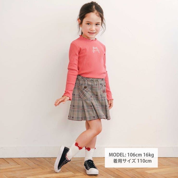 フロントモチーフテレコTシャツ(80~130cm) | SLAP SLIP | 詳細画像4 