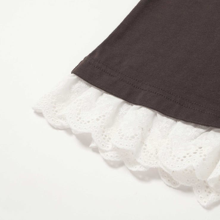 レースチュールハート裾フリルTシャツ(80~130cm) | SLAP SLIP | 詳細画像11 