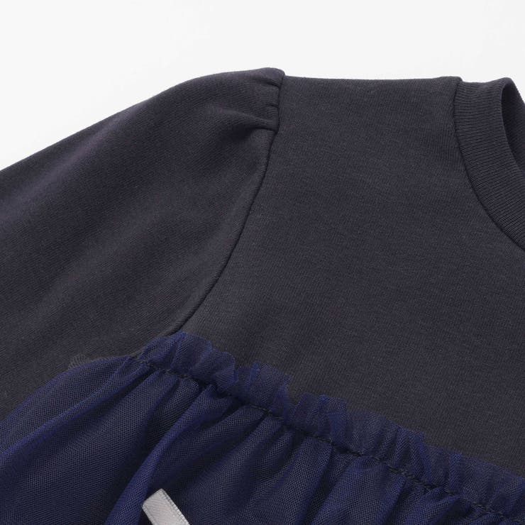 リボンいっぱいギャザーチュールドッキングトップス(90~130cm) | SLAP SLIP | 詳細画像10 