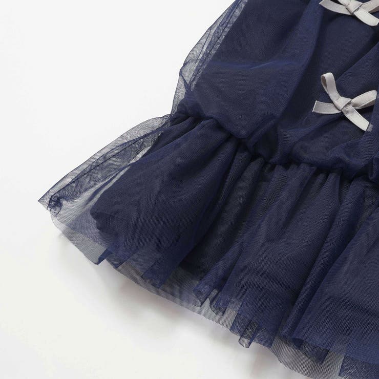 リボンいっぱいギャザーチュールドッキングトップス(90~130cm) | SLAP SLIP | 詳細画像13 