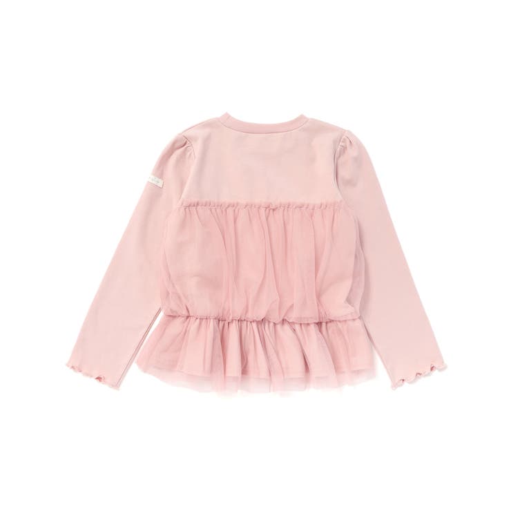 リボンいっぱいギャザーチュールドッキングトップス(90~130cm) | SLAP SLIP | 詳細画像4 