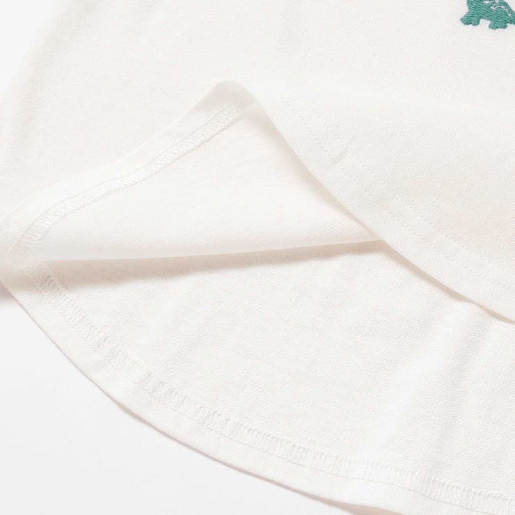【お揃い】はたらくくるま恐竜刺しゅう胸ポケット付きラグランTシャツ(80~130… | SLAP SLIP | 詳細画像14 