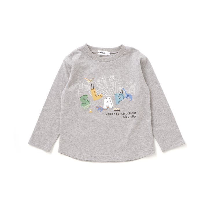 はたらくくるま恐竜みなとまち刺しゅう発砲プリントTシャツ | SLAP SLIP | 詳細画像15 