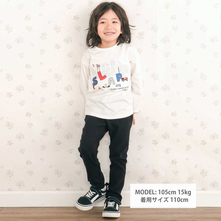 はたらくくるま恐竜みなとまち刺しゅう発砲プリントTシャツ | SLAP SLIP | 詳細画像2 