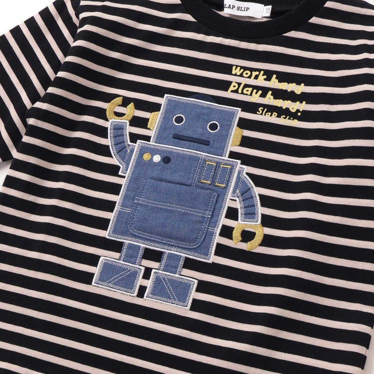 恐竜ロボットモチーフポケット付きTシャツ(80~130cm) | SLAP SLIP | 詳細画像13 