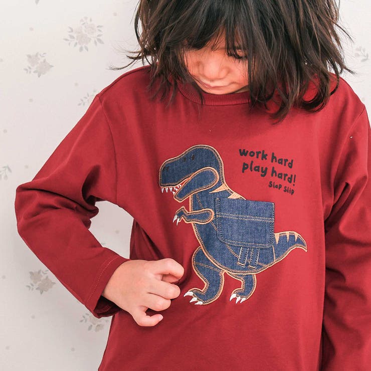 恐竜ロボットモチーフポケット付きTシャツ(80~130cm) | SLAP SLIP | 詳細画像5 