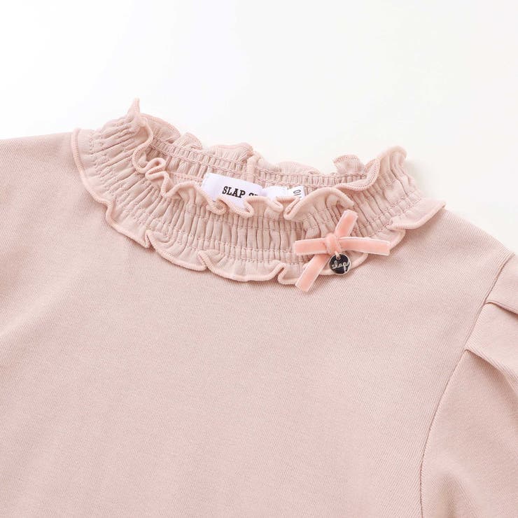 パフスリーブフリルモックネックTシャツ(80~130cm) | SLAP SLIP | 詳細画像11 