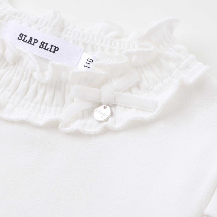 パフスリーブフリルモックネックTシャツ(80~130cm) | SLAP SLIP | 詳細画像5 
