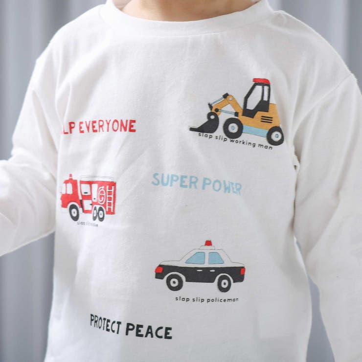 【スララク/防汚加工】わくわくデザイン男の子長袖Tシャツ(80~130cm) | SLAP SLIP | 詳細画像13 