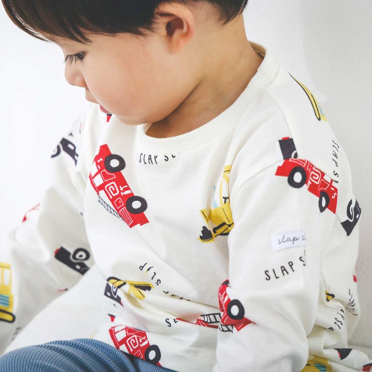 【スララク/防汚加工】わくわくデザイン男の子長袖Tシャツ(80~130cm) | SLAP SLIP | 詳細画像18 