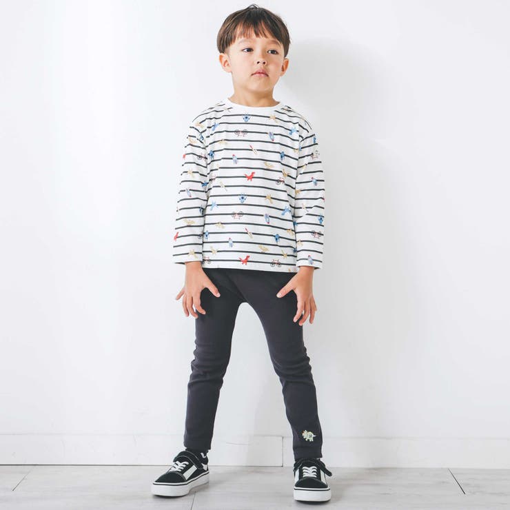 【スララク/防汚加工】わくわくデザイン男の子長袖Tシャツ(80~130cm) | SLAP SLIP | 詳細画像24 