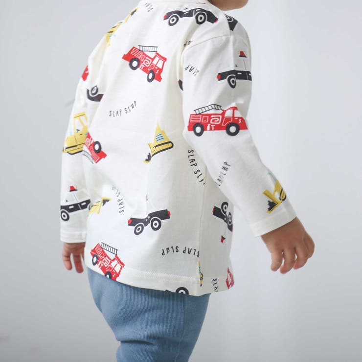 【スララク/防汚加工】わくわくデザイン男の子長袖Tシャツ(80~130cm) | SLAP SLIP | 詳細画像30 