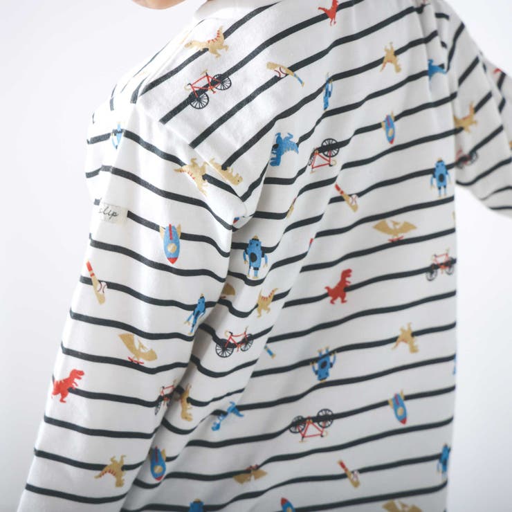 【スララク/防汚加工】わくわくデザイン男の子長袖Tシャツ(80~130cm) | SLAP SLIP | 詳細画像31 