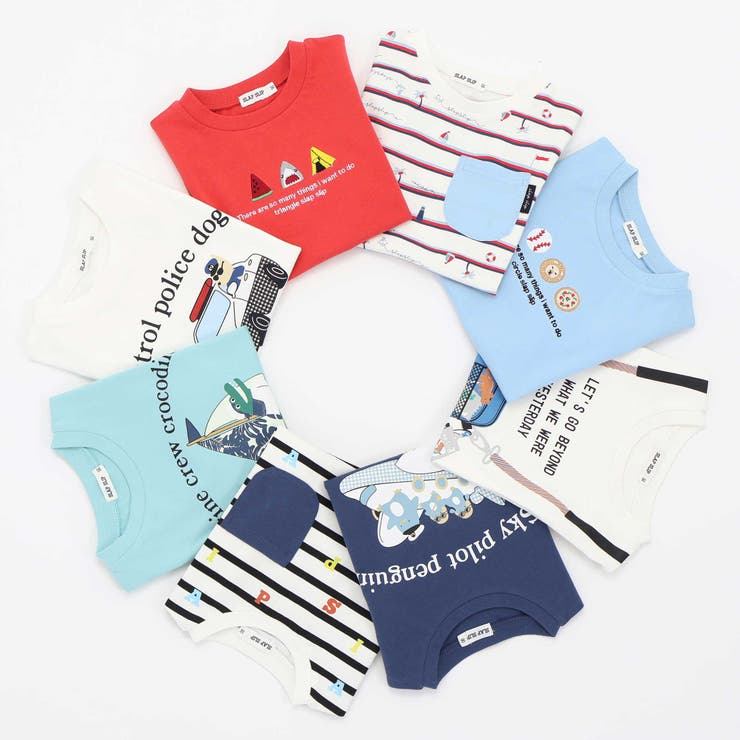 【スララク 防汚加工 オーガニックコットン】わくわく男の子半袖Tシャツ(80~1… | SLAP SLIP | 詳細画像20 