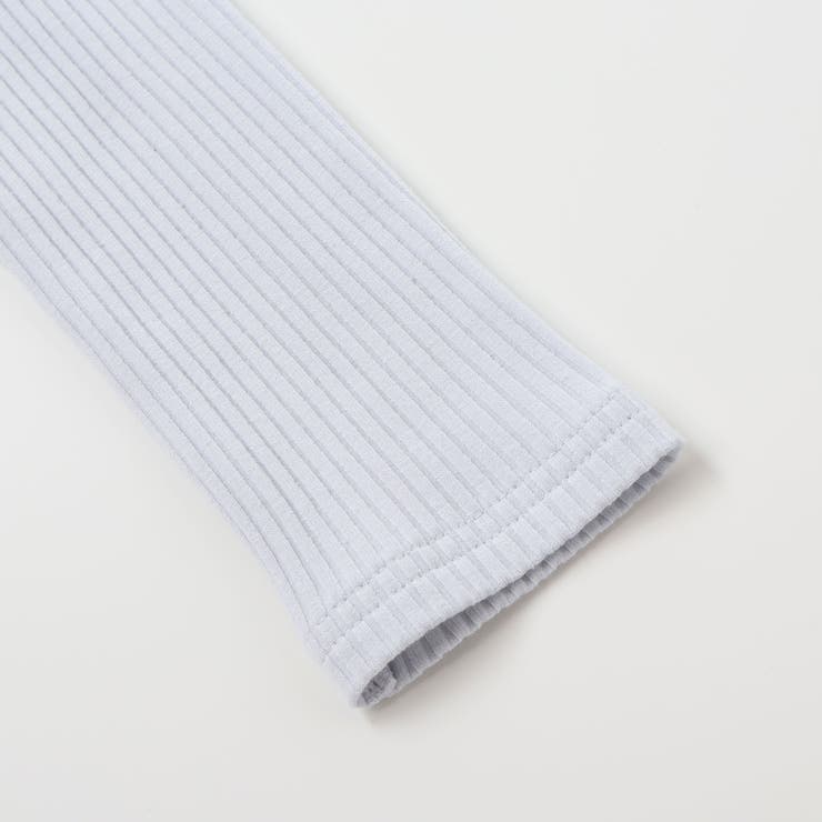 肩フリルキラッとラメ刺しゅう長袖Tシャツ(80~130cm) | SLAP SLIP | 詳細画像12 