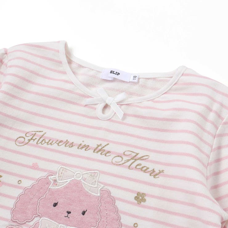 ユニコーンウサギアニマルモチーフ裾スカラップ長袖Tシャツ(80~130cm) | SLAP SLIP | 詳細画像10 