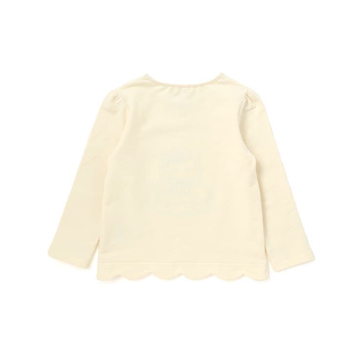 ユニコーンウサギアニマルモチーフ裾スカラップ長袖Tシャツ(80~130cm) | SLAP SLIP | 詳細画像6 