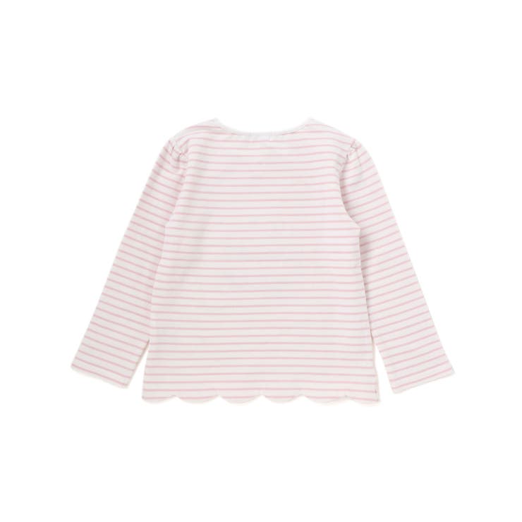 ユニコーンウサギアニマルモチーフ裾スカラップ長袖Tシャツ(80~130cm) | SLAP SLIP | 詳細画像9 