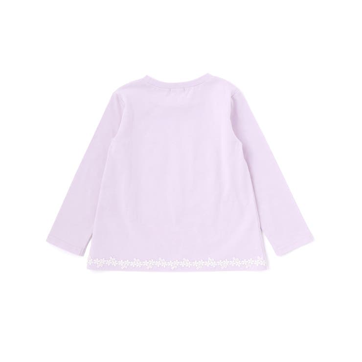 裾レースパッチ刺しゅう天竺長袖Ｔシャツ(80~130cm) | SLAP SLIP | 詳細画像10 