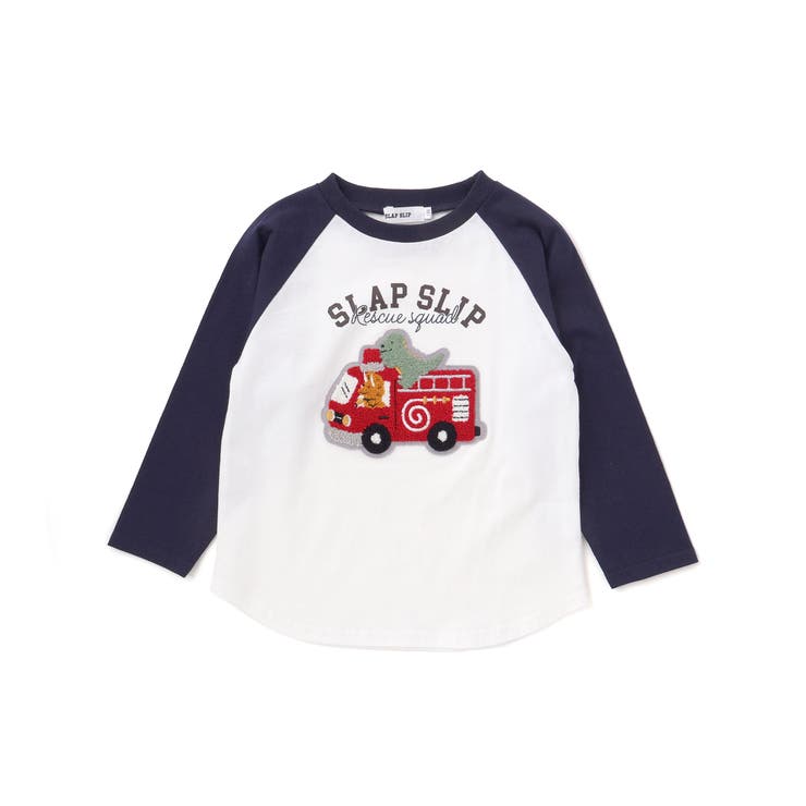 はたらく車サガララグラン天竺長袖Ｔシャツ(80~130cm) | SLAP SLIP | 詳細画像6 