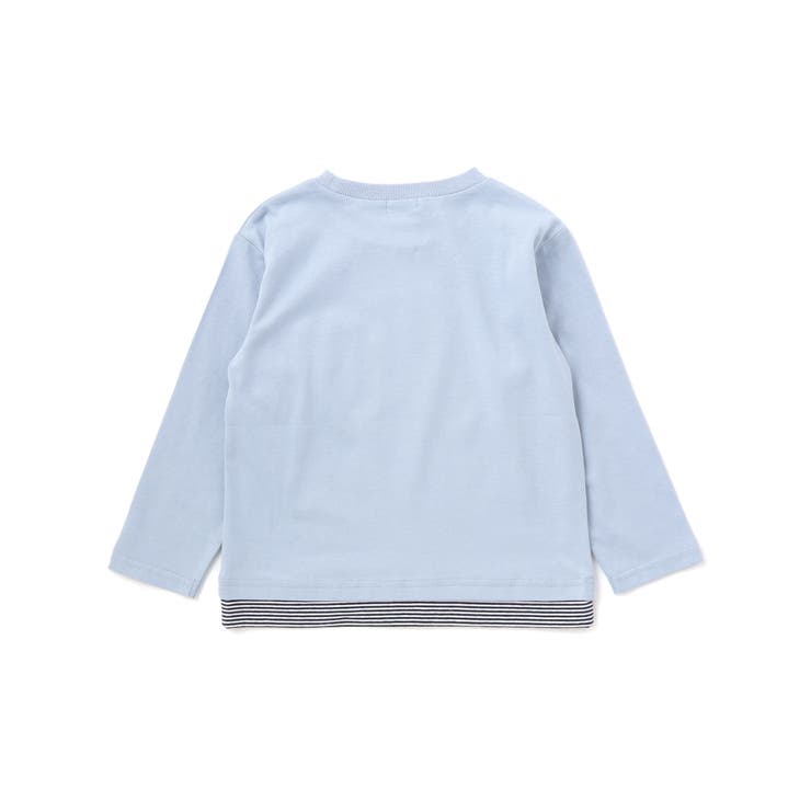 レイヤード風デニムポケット天竺長袖Ｔシャツ(80~130cm) | SLAP SLIP | 詳細画像9 