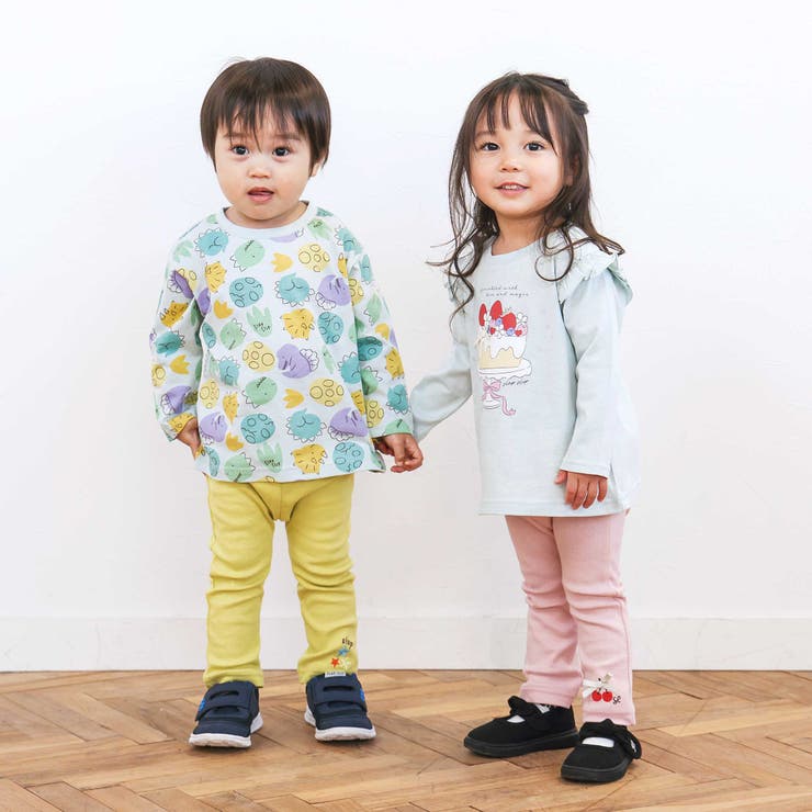 【スララク 防汚加工 オーガニックコットン】ときめきデザイン女の子長袖Tシャツ(… | SLAP SLIP | 詳細画像16 